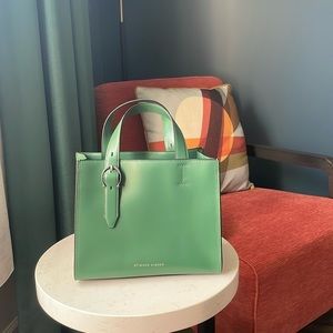 Etienne Aigner Green Leather Handbag